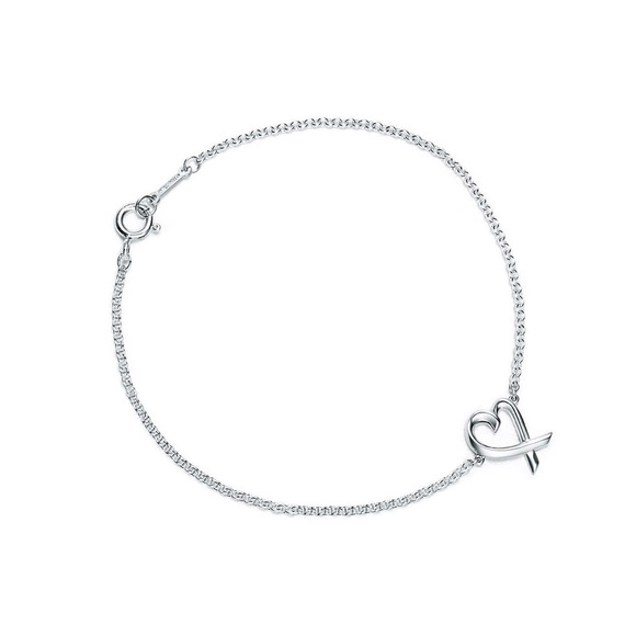 Tiffany loving heart bracelet size M